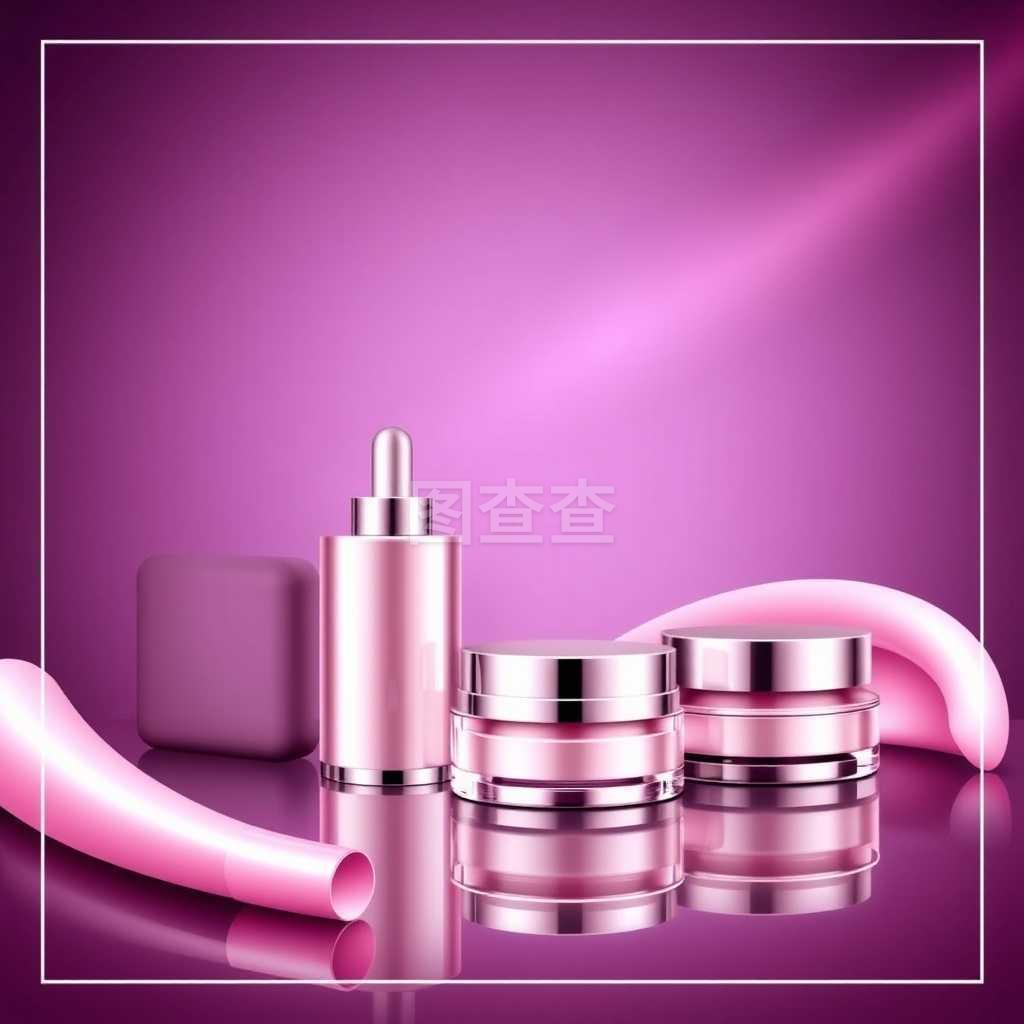 为广告或杂志背景设计化妆品产品模板.3d写实矢量图示.eps10.为广告或杂志背景设计化妆品产品模板.3d写实矢量图示